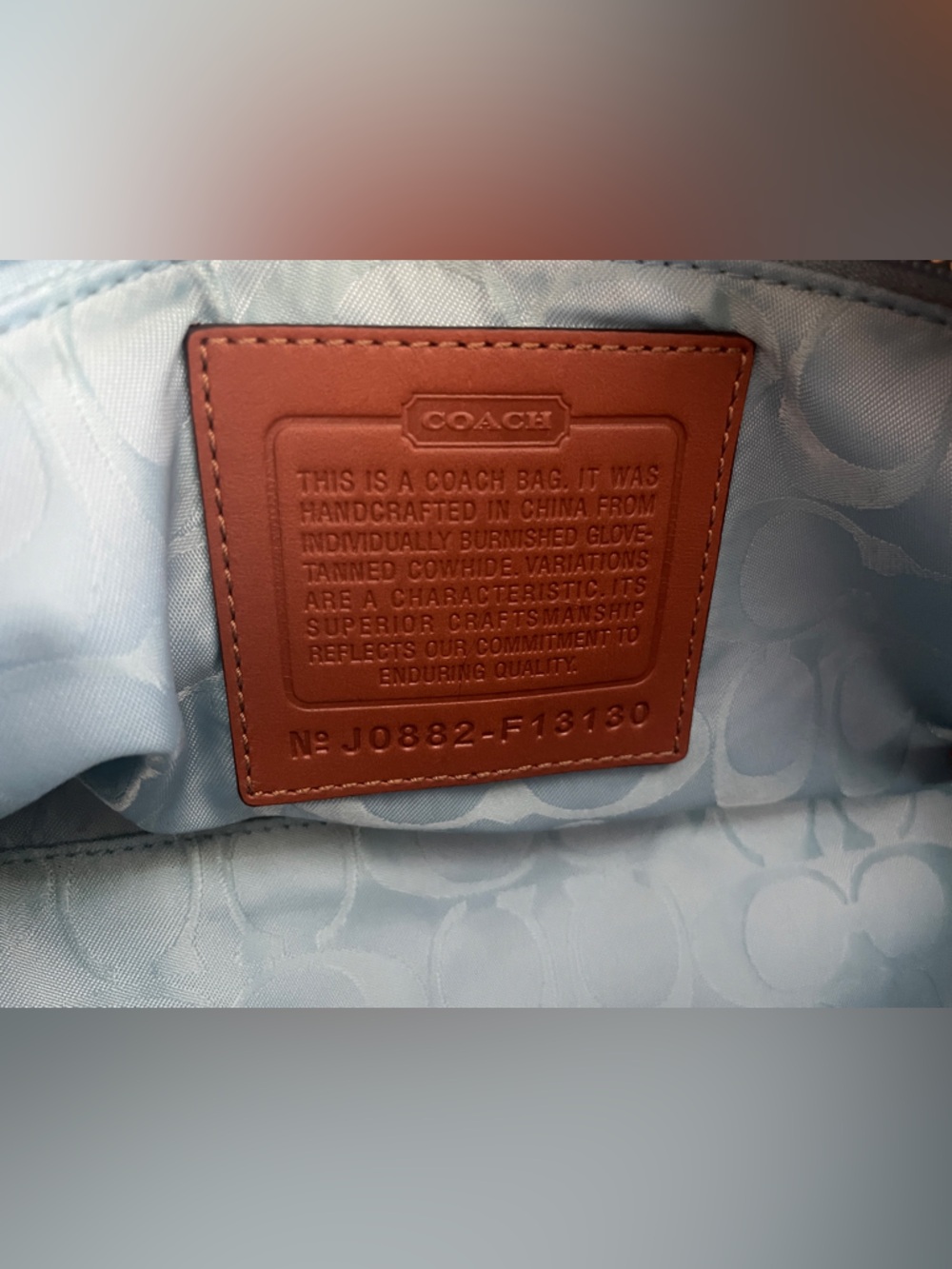 Vintage Coach Legacy Turnlock Leather Satchel in Whiskey, with original tags - Picture 16 of 16